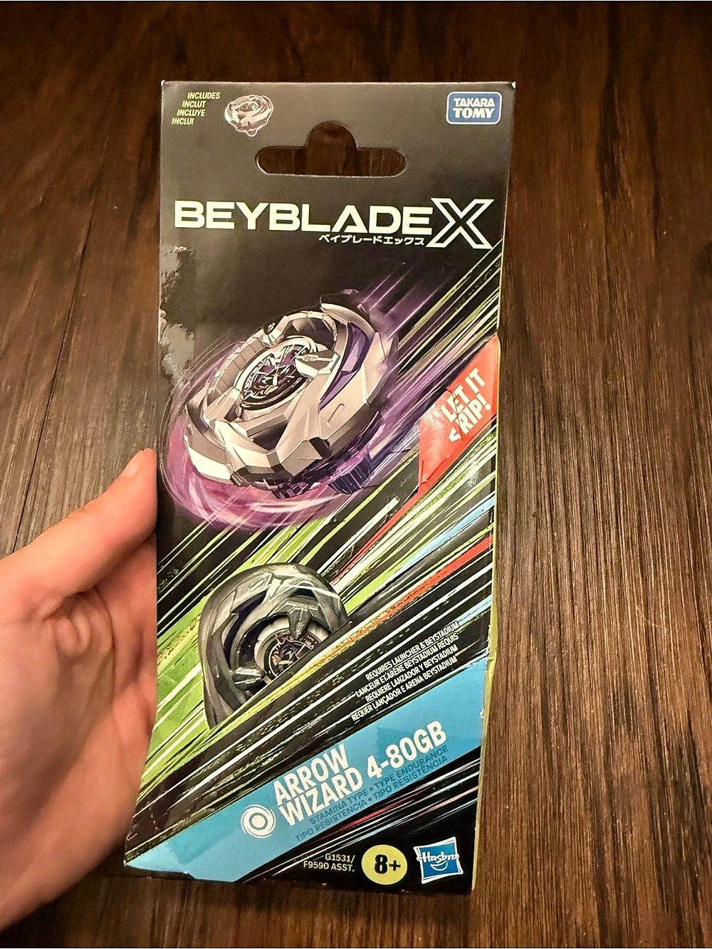 Beyblade X Arrow Wizard 4-80GB Hasbro New Sealed Kidcore Games Toys